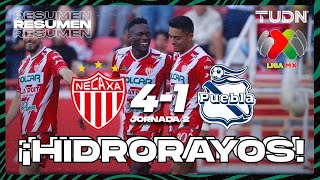 Resumen y goles  Necaxa 41 Puebla  Liga Mx AP2024  J2  TUDN [upl. by Babbie9]