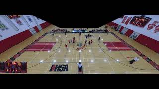 Deerfield High vs Mundelein High School Girls Varsity Volleyball [upl. by Rehpotsirhc]