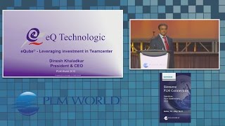 Dinesh Khaladkar Keynote at PLM World 2015 Dallas [upl. by Nlyak]