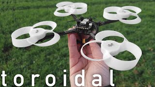 TOROIDAL PROPELLER on a DRONE  DIY 3D printed [upl. by Thayne]