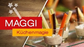 Gemüsesticks mit Kräuterquark  MAGGI Küchenmagie [upl. by Nafis10]