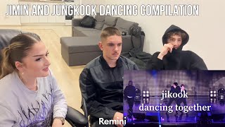 Reacting To Jimin and Jung Kook dancing together [upl. by Steffin]