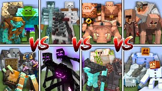 MUTANT MOBS vs MUTANT MOBS TOURNAMENT in Minecraft Mob Battle [upl. by Nortal]