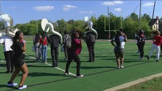 Scott High School Marching Band  WTOL 11 Band of the Week [upl. by Alyakem]