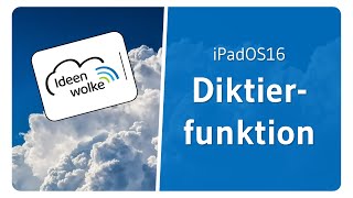 Diktierfunktion  Texte auf dem iPad einsprechen iPadOS 16 Tutorial [upl. by Nnire465]