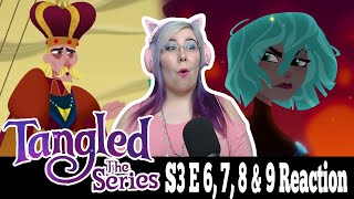 NOT NORMAL  Tangled The Series Season 3 Episode 6 7 8 amp 9 Reaction  Zamber Reacts [upl. by Acenes749]