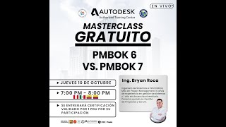 MASTERCLASS PMBOK 6 VS PMBOK 7 [upl. by Otrebmal506]