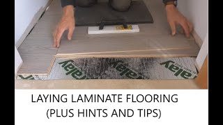 Cutting and fitting laminate flooring PLUS HINTS AND TIPSQuick Step Elite Laminate [upl. by Graubert257]