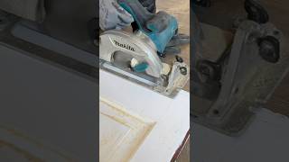 How To Cut Down Doors Shorten DoorHeight diy tips [upl. by Robison20]