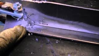 Stick Welding Aluminum with an Everlast DC inverter PowerArc 300 [upl. by Jdavie850]