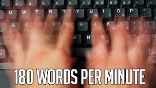 FASTEST TYPER IN TYPERACER  180 WORDS PER MINUTE [upl. by Graig]