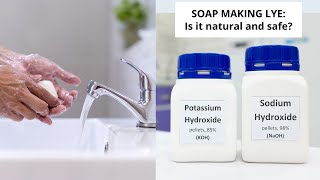 Is lye soap safe to use on the skin Is it a natural ingredient Time for some viewer QampA [upl. by Nerol703]