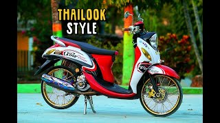 Modifikasi Yamaha Fino Thailook 2020  Fino Modifikasi Simple Thailook [upl. by Nefets269]