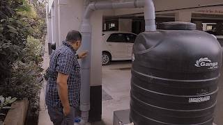 Rain water harvesting at Ajantha Meadows  Bengaluru [upl. by Marinna861]