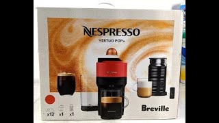 Unboxing Of The Nespresso Vertuo Pop Coffee Machine [upl. by Nirrol399]