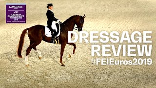 The Dressage battle for Tokyo2020 at the FEIEuros2019  Dressage Review  Equestrian World [upl. by Lede48]