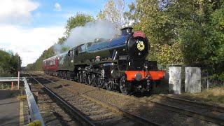 45596 Bahamas  KWVR to Tyseley Steam  Methley  22nd October 2024 [upl. by Hauhsoj]