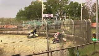 Sprintcars Heat 2 Chariots Of Thunder Night 2 Northline Speedway Darwin [upl. by Vocaay]