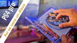 Cómo expulsar un disco del PS4 pro de manera correcta [upl. by Eigriv112]