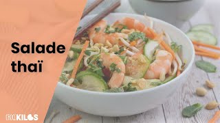 Une recette de salade Thaï aux crevette [upl. by Ojimmas]