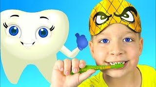 Chanson Brosse Tes dents  Comptines Et Chansons  À Bébé Chanson avec Max [upl. by Jerman]