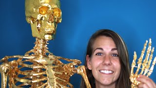 I Make a 24k Gold LifeSize Skeleton [upl. by Hamimej447]