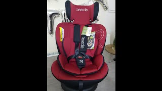 Unboxing  Reecle 360 Swivel Baby Child Car Seat with ISOFIX Group 0123 036 kg 012 Years [upl. by Jannel]