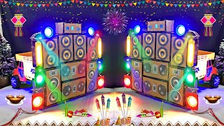 DIY Mini DJ Truck Lighting Stage and Stage Decoration for Navratri Durga Pooja [upl. by Rellia]