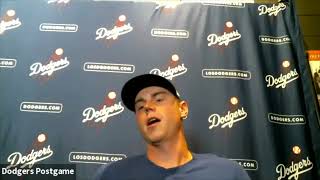 Dodgers postgame Will Smith confident in ability to play first base [upl. by Janka]