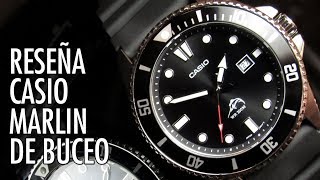 Reseña Casio Marlin  Duro MDV106 Reloj de Buceo en Español [upl. by Henrie]