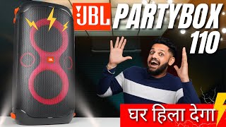 JBL Party box 110  powerful party speaker🔥170Watt [upl. by Nivle107]