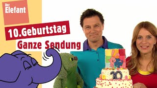 Geburtstagssendung  10 Jahre Sendung mit dem Elefanten  Der Elefant  WDR [upl. by Warp]