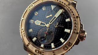 Ulysse Nardin Maxi Marine Diver 26633892 Ulysse Nardin Watch Review [upl. by Jaquelin841]