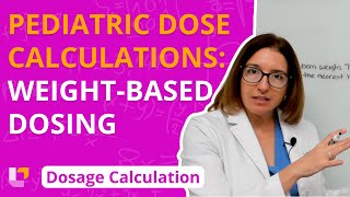 Weight Based Dosing Pediatric Dosage Calculation for Nursing Students  LevelUpRN [upl. by Peterec]