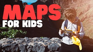 Maps for Kids  Learn how to read a map and other skills in this fun introduction to maps [upl. by Atalayah943]