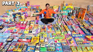 ₹200000 Unique Diwali Stash PART3🔥 लो आ गये नए नए पटाखे  Diwali Stash Testing [upl. by Aicilana]