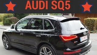 Audi SQ5 tdi 2014  Acceleration  Competition  Test  Drive  Sound  Autobahn  Exhaust  Review [upl. by Nocaed174]