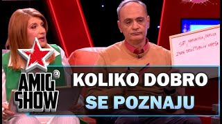 Koliko dobro se poznaju  Aca Ilić i Biljana Jeftić Ami G Show S16 [upl. by Klusek]