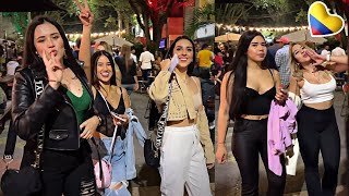 Best Nightlife District Medellin Colombia Slow Motion 4K Feb 2024 [upl. by Avril]