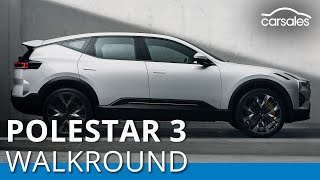 Polestar 3 electric SUV reveal  380kW flagship SUV gets 610km range when it lands in early 2024 [upl. by Iene850]