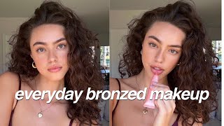 Daily Bronzed amp Glowy Makeup Routine 2024 [upl. by Davy]