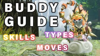 A Complete Guide on BUDDY SKILLS TYPES MOVES and BEHAVIORS ► Monster Hunter Rise [upl. by Yssep]