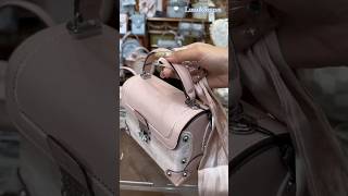 How to tie Twilly scarf on bag handle in 1 minutes designer fashion luxury leatherbag unboxing [upl. by Cherin]