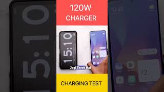 120W 😨 Charger  Charging Speed Test 0 To 100 xiaomi 120w [upl. by Winou]