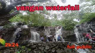 vangan waterfall Full public 😱 [upl. by Assirual344]