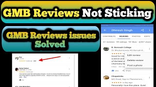 Google My Business Reviews Not Showing Up Publicly [upl. by Braca]