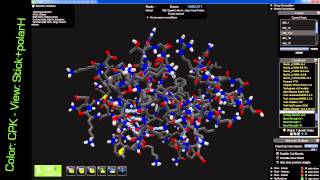 Foldit View Options MPMV retroviral protease [upl. by Hazeghi]