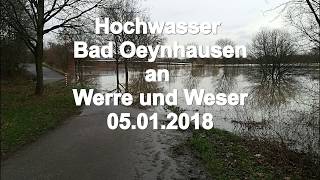 Bad Oeynhausen Hochwasser 05012018 [upl. by Nosaj]