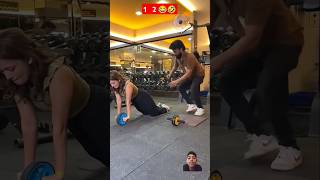 Ab batata hun esko🤣😂shorts funny gym copy girl boy reaction [upl. by Tearle107]