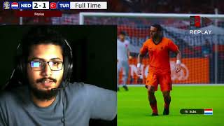 Netherlands vs Turkey  UEFA EURO 2024  Quarterfinals  eFootball PES GMAEPLAY PLSL 185 [upl. by Zavras373]